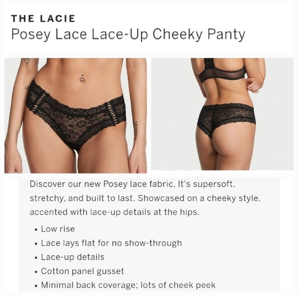 COPY - Victoria’s Secret Fashion Show Thong Panty Lace Cheeky - Picture 8 of 15